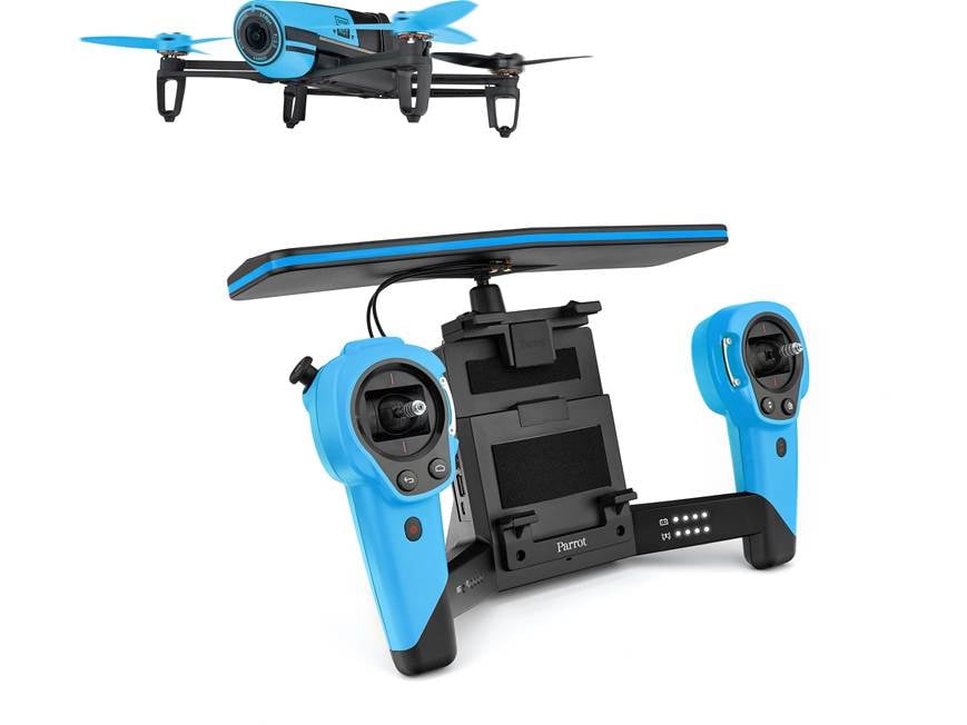 Parrot Bebop Drone Skycontroller Bundle (Blue) Quadcopter with