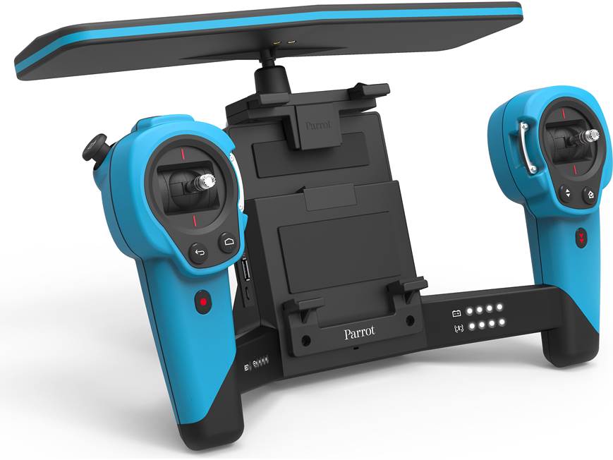 Parrot Bebop Drone Skycontroller Bundle (Blue) Quadcopter with