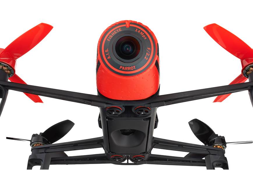 Parrot Bebop Drone 1400万画素魚眼 8GB　レッド Parrot Bebop Drone (Red) Quadcopter with 14-megapixel HD action