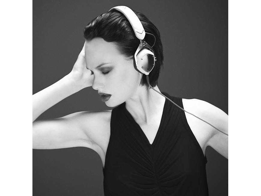 V-MODA XS (White Silver) On-ear headphones (White Silver) at