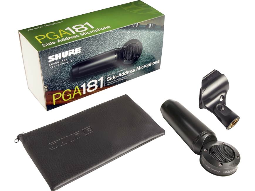 Shure PGA181 Cardioid condenser microphone at Crutchfield