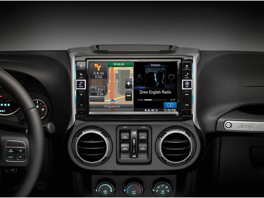 Alpine X009-WRA In-Dash Restyle System Custom-fit navigation