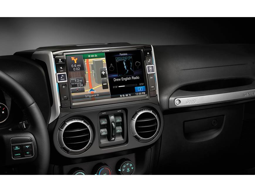Alpine X009-WRA In-Dash Restyle System Custom-fit navigation