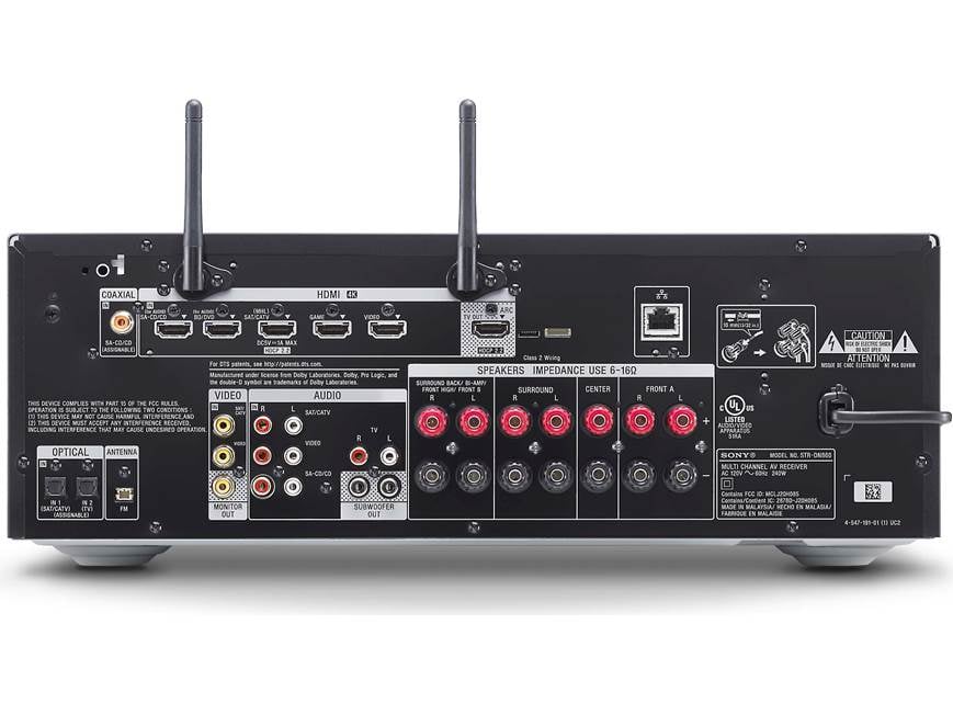 Sony STR-DN860 7.2-channel home theater receiver with Wi-Fi