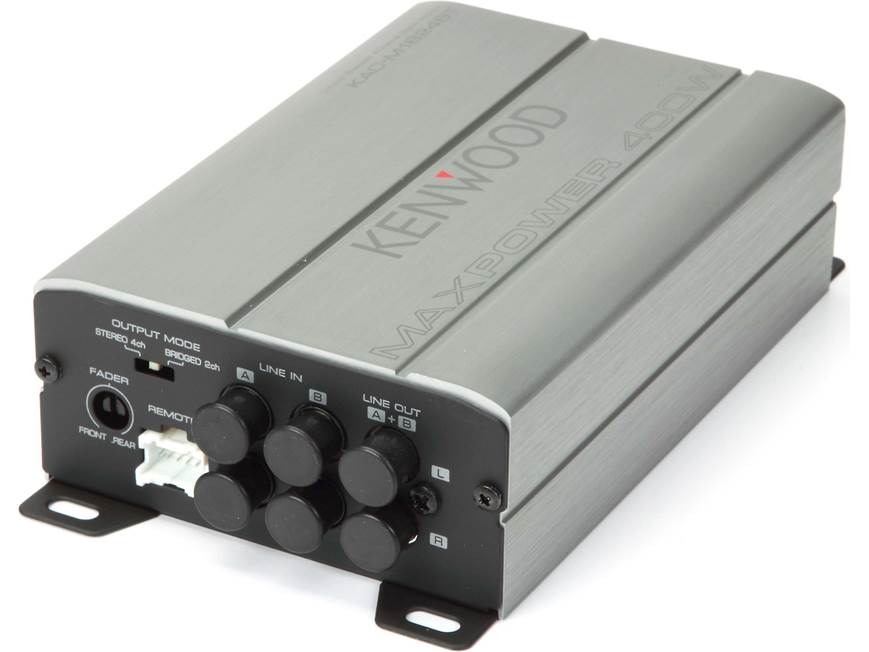 Kenwood KAC-M1824BT Compact 4-channel amplifier with Bluetooth