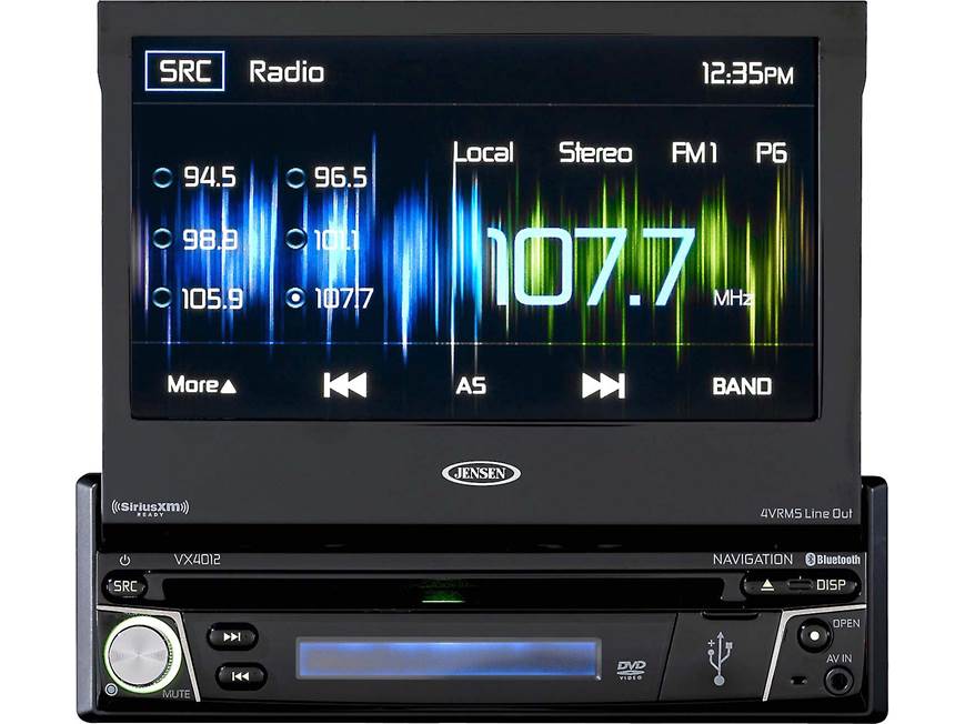 Jensen VX4012 DVD receiver at Crutchfield