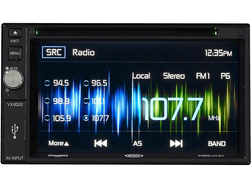 Jensen VX4022 DVD receiver at Crutchfield