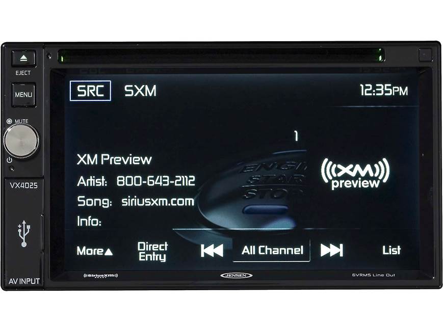 Jensen VX4025 DVD receiver at Crutchfield