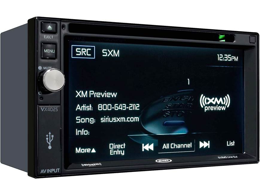 Jensen VX4025 DVD receiver at Crutchfield