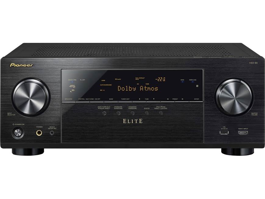 Pioneer Elite® VSX-90 7.2-channel home theater receiver with Wi-Fi