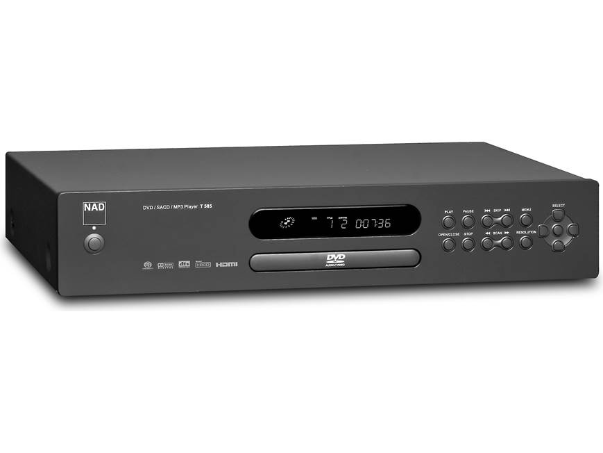NAD T 585 DVD/CD/Multichannel SACD/DVD-Audio Player at Crutchfield