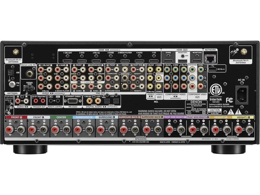 AVサラウンドレシーバー デノン AVR-X7200WA Denon AVR-X7200WA IN-Command 9.2-channel home theater receiver