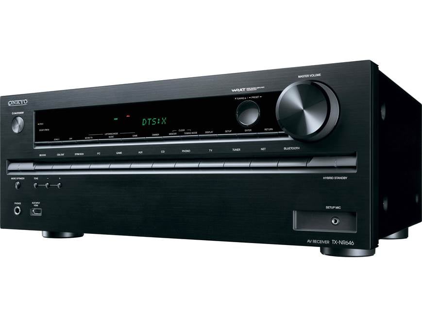 ONKYO TX-NR646 7.2ch対応 AVレシーバー 美品 Onkyo TX-NR646 7.2-channel home theater receiver with Wi-Fi