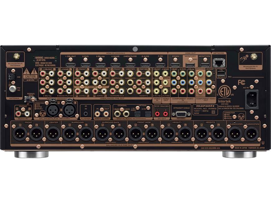 Marantz AV8802A Home theater preamp/processor with 11.2-channel