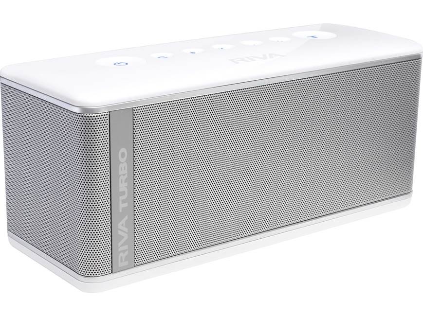 RIVA Turbo X (White with silver) Premium portable Bluetooth