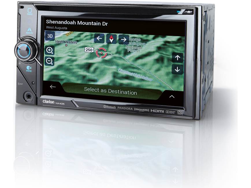 Clarion NX405 Navigation receiver at Crutchfield