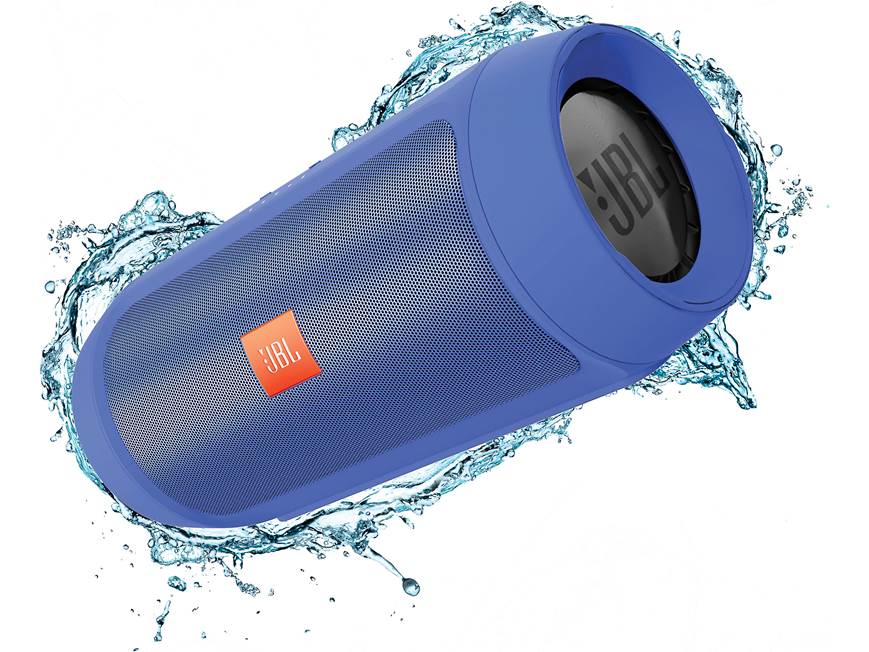 JBL Charge 2+ (Blue) Portable Bluetooth® speaker with water