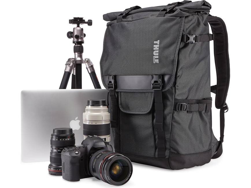 Thule TCDK-101 Covert DSLR Rolltop Backpack — protects camera