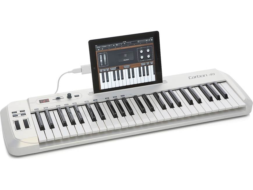 Samson Carbon 49 USB MIDI keyboard controller at Crutchfield
