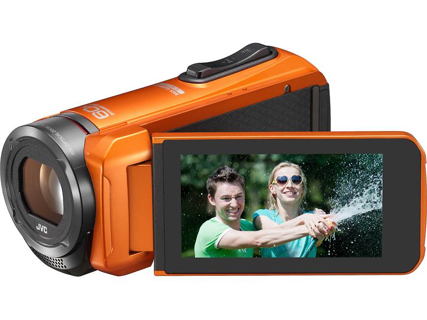 JVC GZ-R320D Waterproof high-definition camcorder with 40X optical