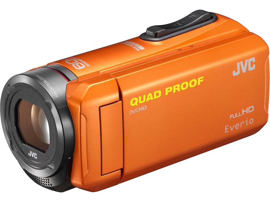JVC GZ-R320D Waterproof high-definition camcorder with 40X optical