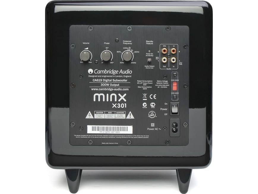 Cambridge Audio Minx X301 (White) Compact powered subwoofer (White