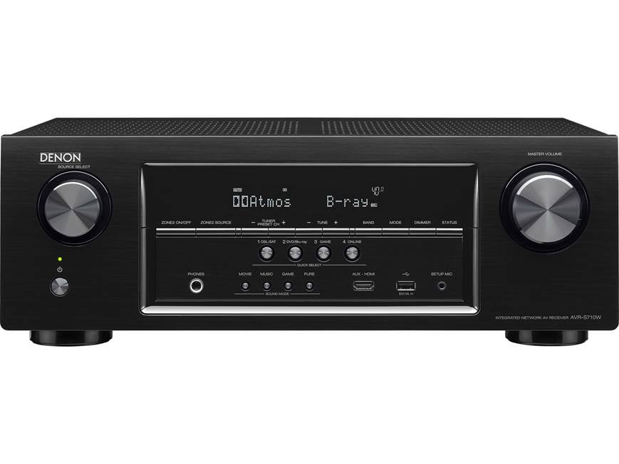 Denon AVR-S710W 7.2-channel home theater receiver with Wi-Fi