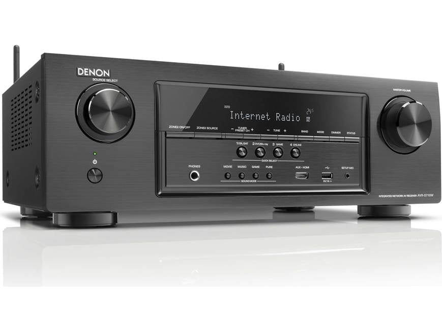 Denon AVR-S710W 7.2-channel home theater receiver with Wi-Fi