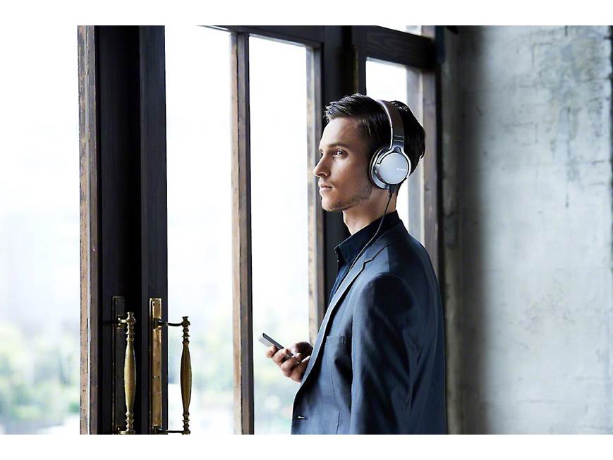 Sony MDR-1ADAC Premium Hi-Res Over-the-ear headphones with built