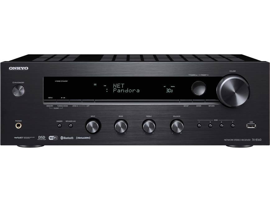Onkyo TX-8160 Stereo receiver with Wi-Fi®, Bluetooth®, and Apple