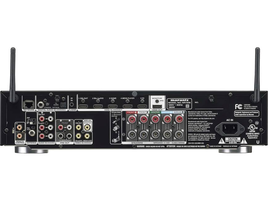 その他 marantz NR1606 Marantz NR1606 7.2-channel home theater receiver with Wi-Fi