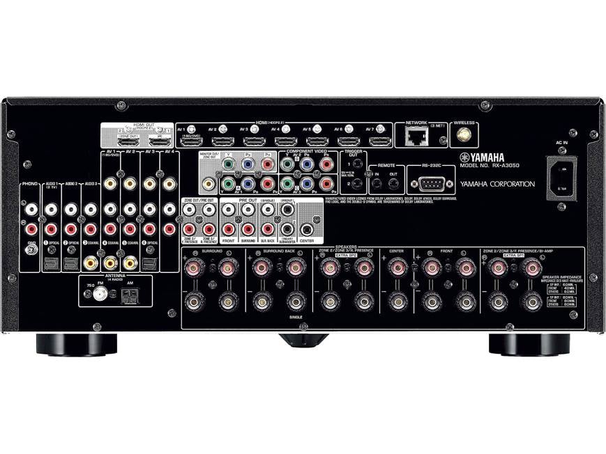 Yamaha AVENTAGE RX-A3050 9.2-channel home theater receiver with Wi