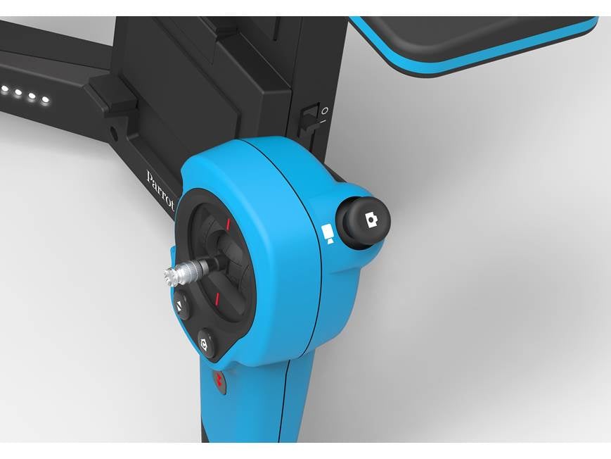 Parrot Skycontroller (Blue) Controller for Bebop Drone (Blue) at