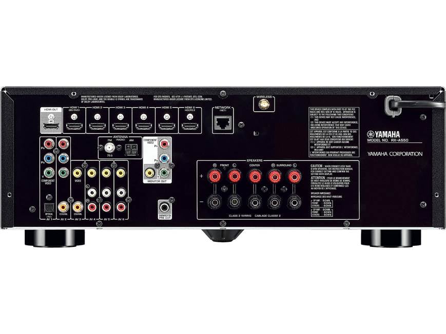 Yamaha AVENTAGE RX-A550 5.1-channel home theater receiver with Wi