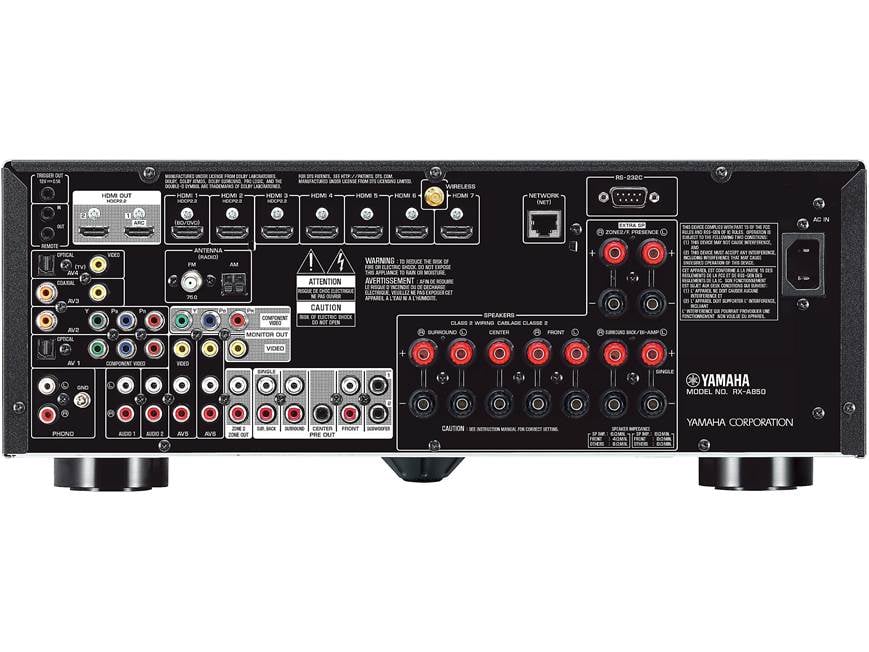 Yamaha AVENTAGE RX-A850 7.2-channel home theater receiver with Wi