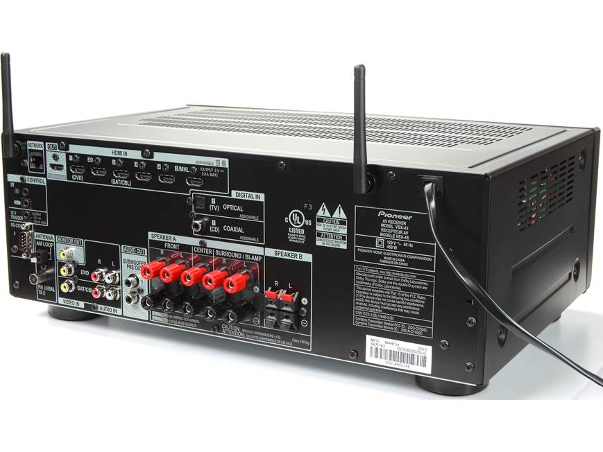 Pioneer Elite® VSX-45 5.2-channel home theater receiver with Wi-Fi