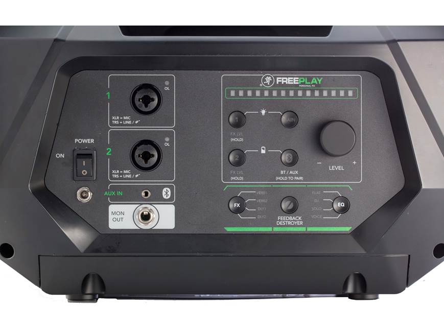 Mackie FreePlay Battery-powered personal PA with Bluetooth® at