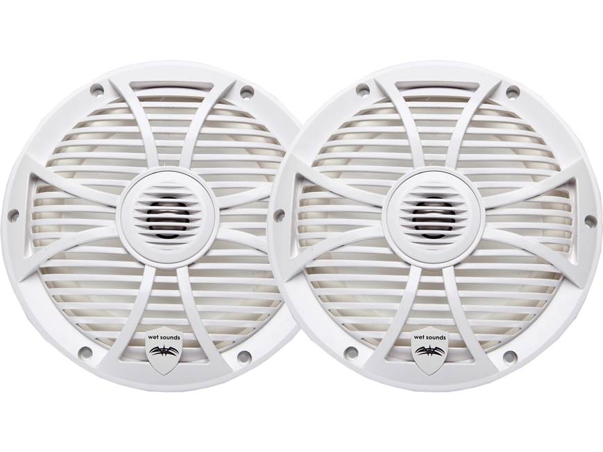 thumbnail interactive-video image 1 of Pair Rockville RMC80W 8" 800W Waterproof Marine Boat Speakers - 2-Way, White 1 of 2