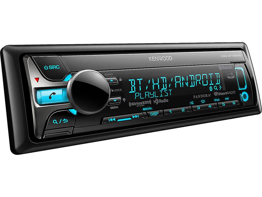 KENWOOD K's(アンプ、CDプレーヤー、チューナー)純正リモコン付き Kenwood KDC-BT762HD CD receiver at Crutchfield