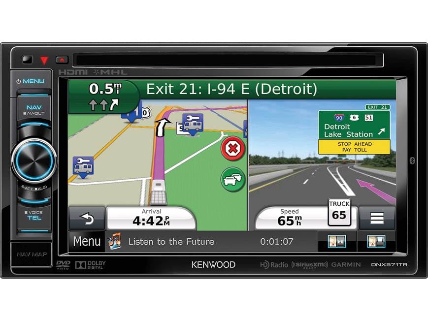 Kenwood DNX571TR Navigation receiver for truckers at Crutchfield