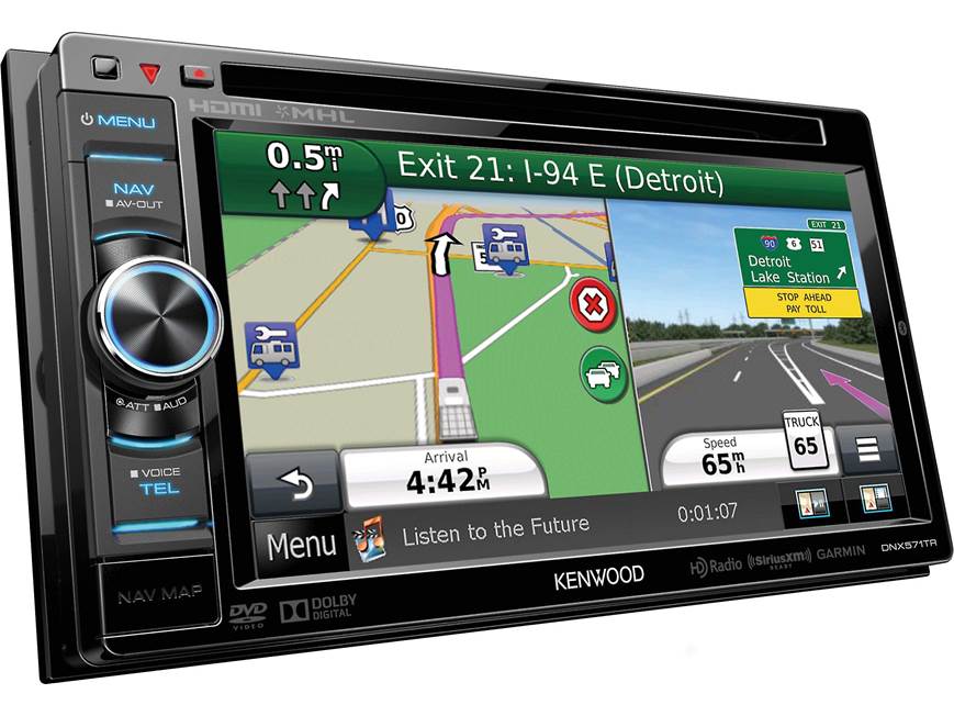 Kenwood DNX571TR Navigation receiver for truckers at Crutchfield