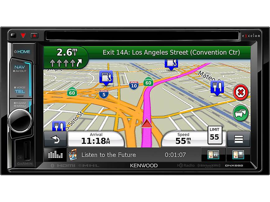Kenwood Excelon DNX692 Navigation receiver at Crutchfield