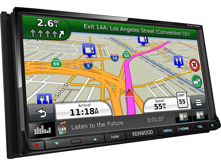Kenwood DNX772BH Navigation receiver at Crutchfield