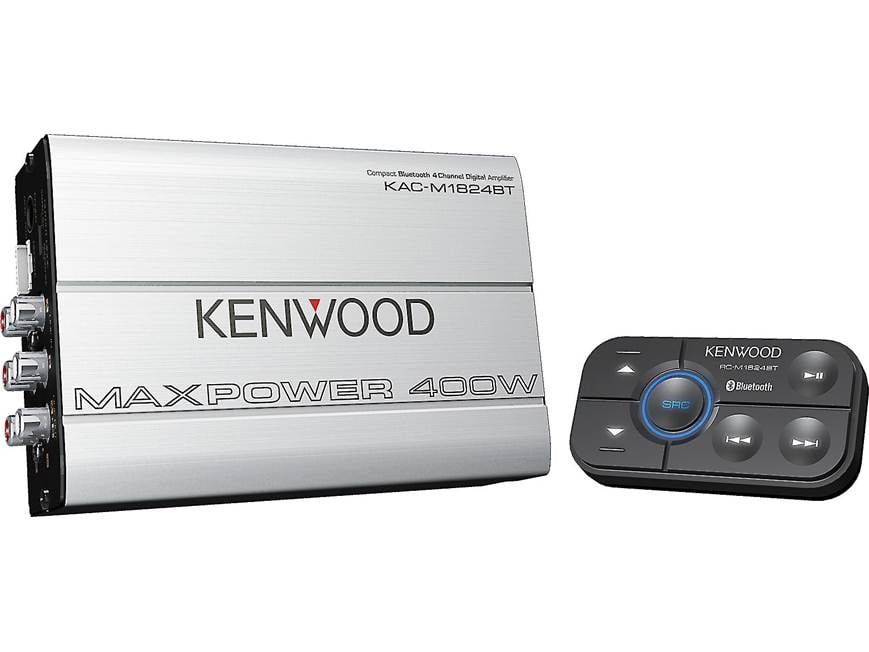 Kenwood KAC-M1824BT Compact 4-channel amplifier with Bluetooth