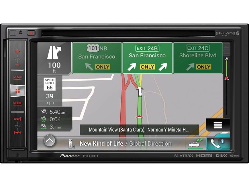 Pioneer AVIC-6100NEX Navigation receiver at Crutchfield
