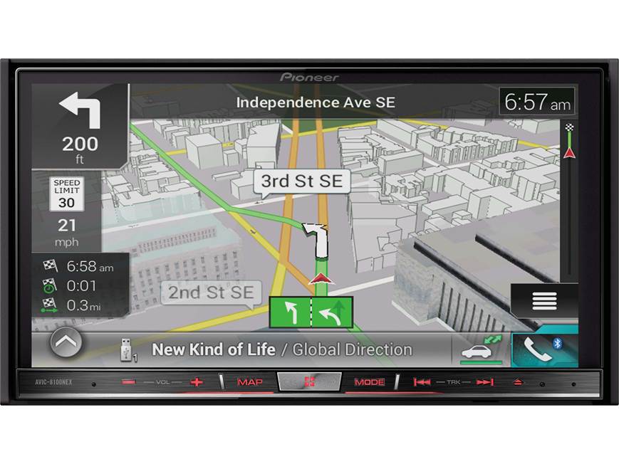 Pioneer AVIC-8100NEX Navigation receiver at Crutchfield