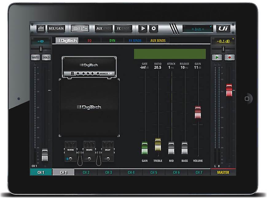 Soundcraft Ui12 12-channel remote-controlled digital mixer with Wi