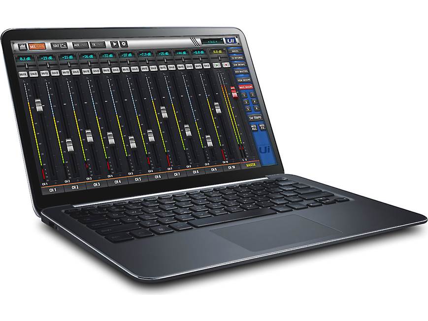 Soundcraft Ui12 12-channel remote-controlled digital mixer with Wi