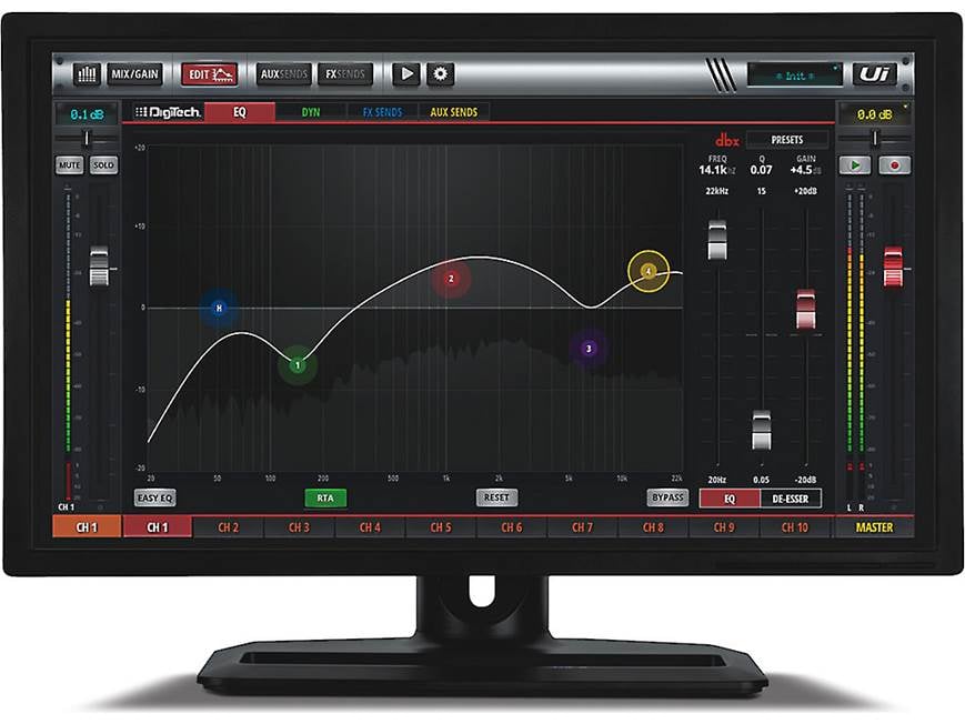Soundcraft Ui12 12-channel remote-controlled digital mixer with Wi