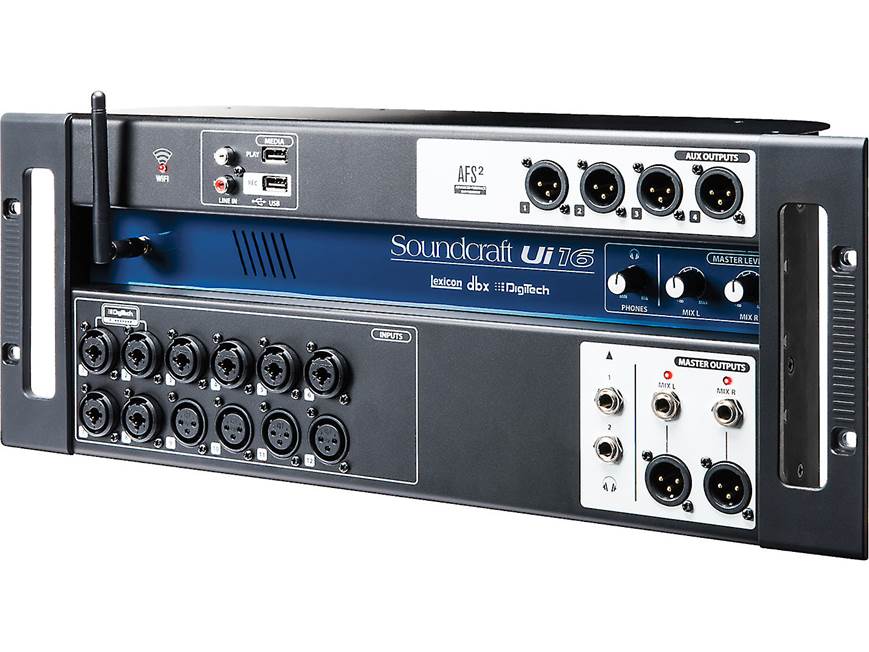 Soundcraft Ui16 16-channel remote-controlled digital mixer with